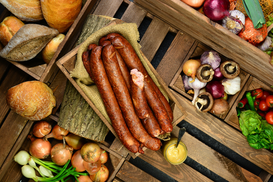 kiełbasa wiejska ze wsi